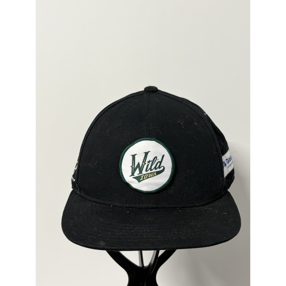Iowa Wild‎ Hockey Hat Black SnapBack OSFM Melonwear
